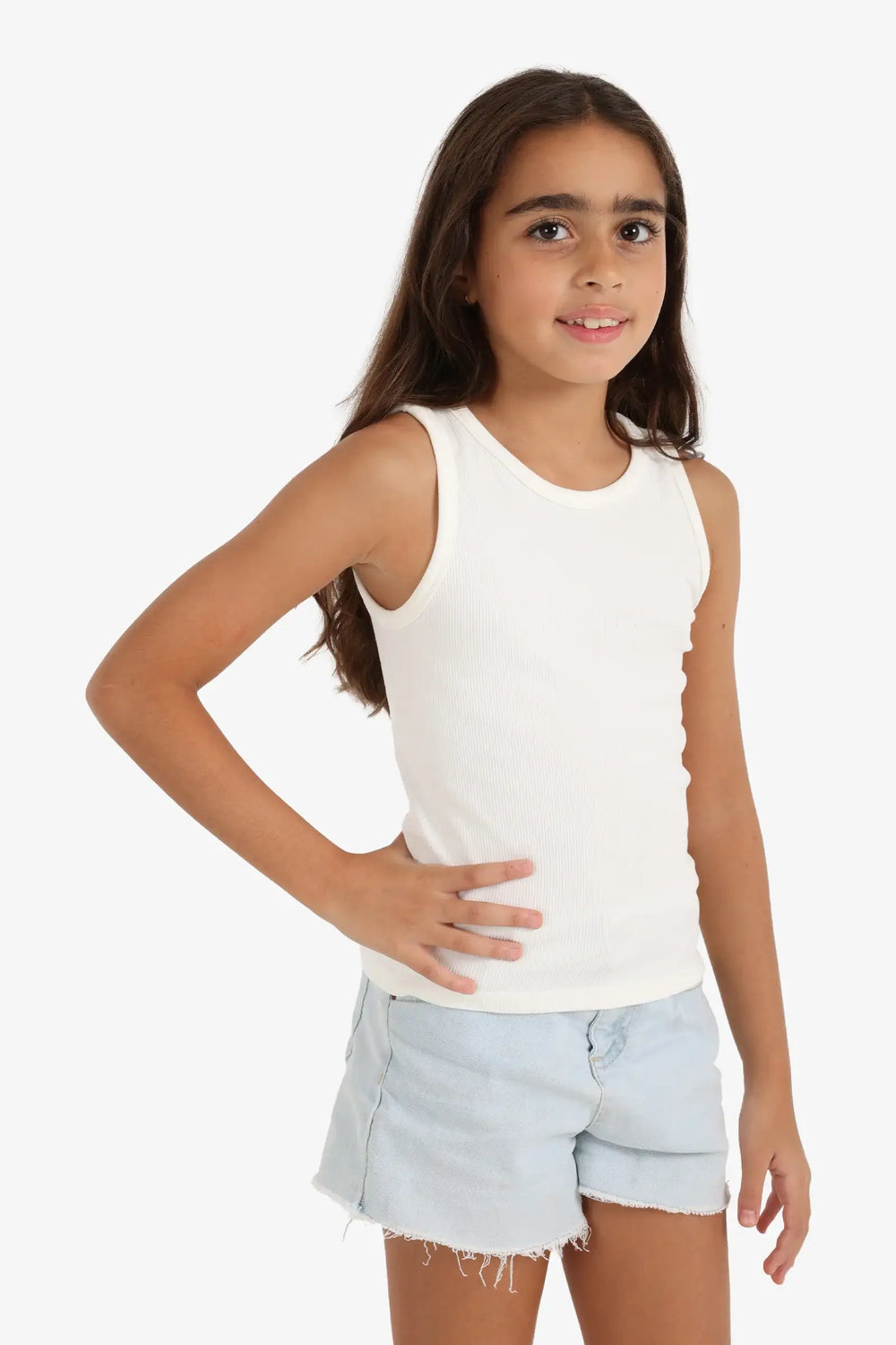 Girly Ribbed Tank Top