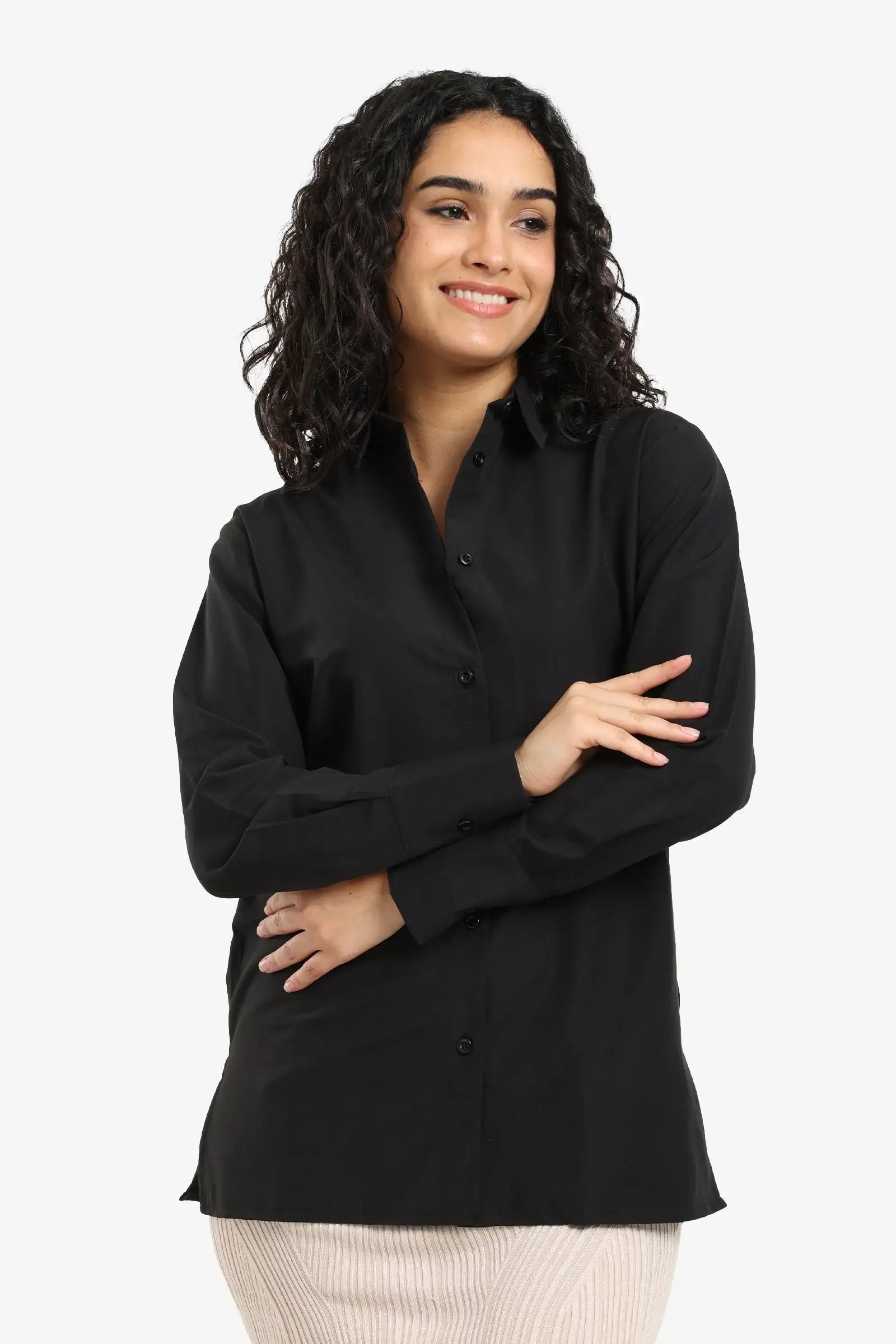 Classic Collar Relaxed Shirt | | Carina Wear – Carina - كارينا