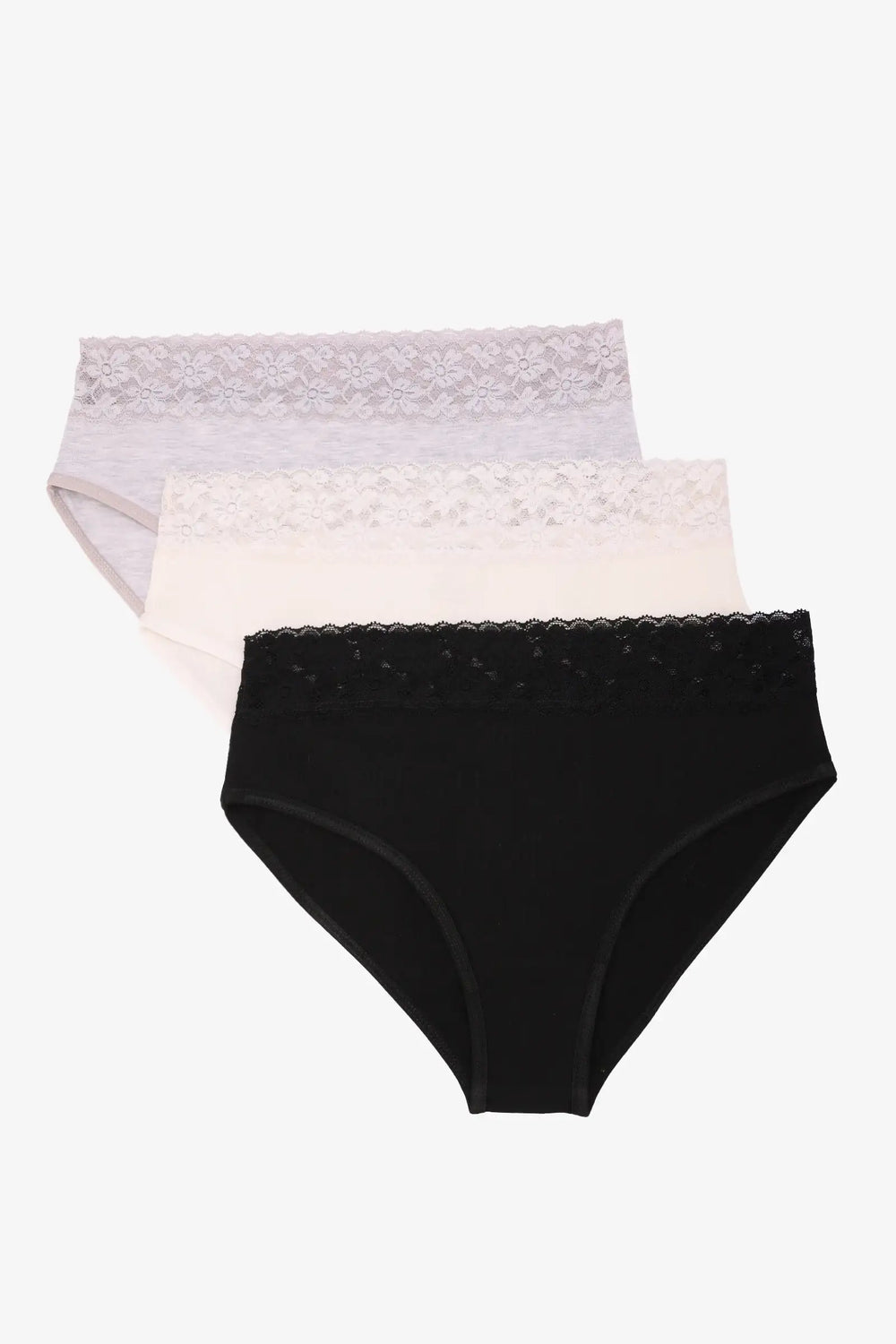 Pack of 3 Colored Brief Panties