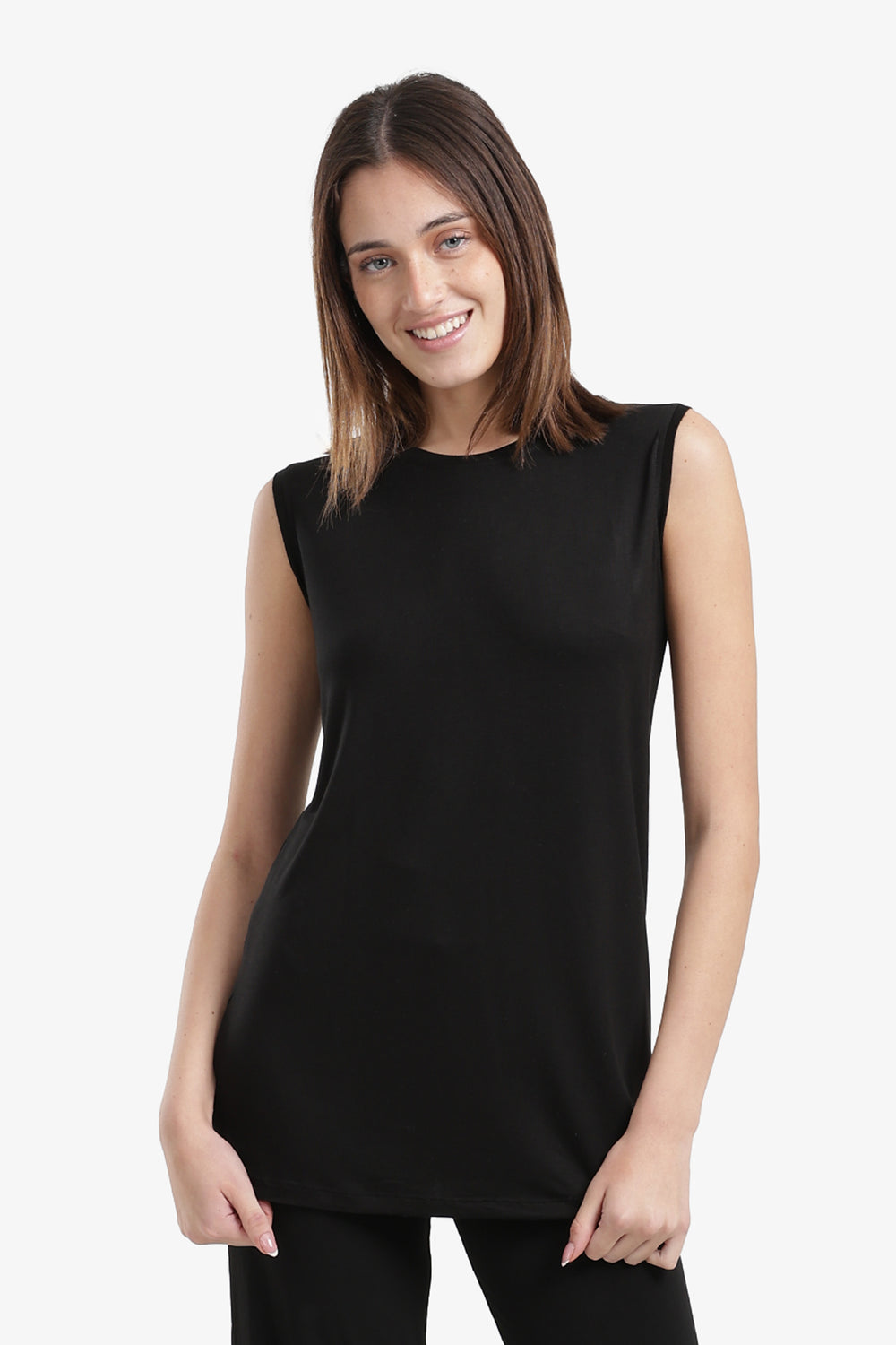 Slim Fit Sleeveless T-Shirt