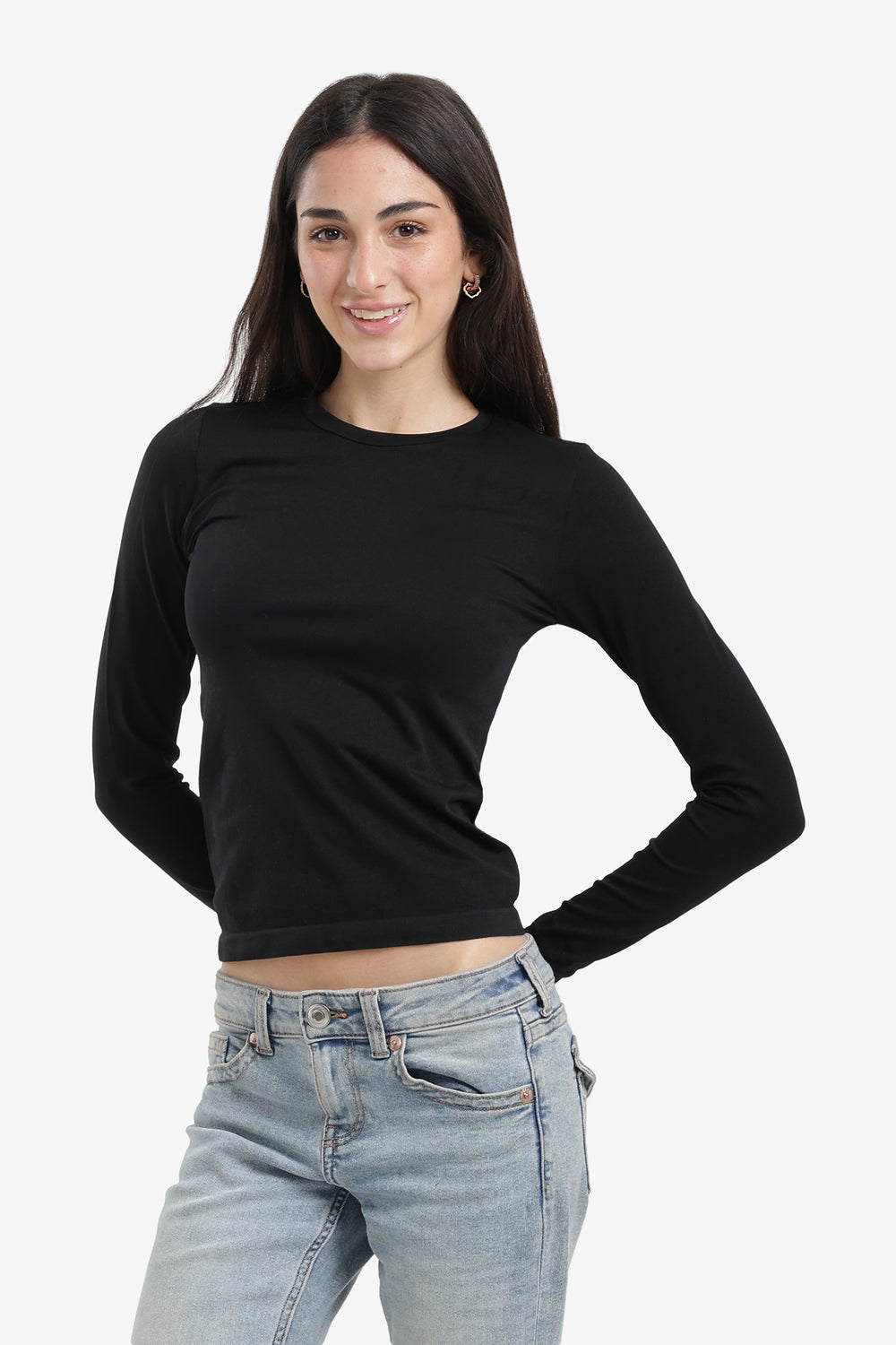 Microfiber Long Sleeve Top