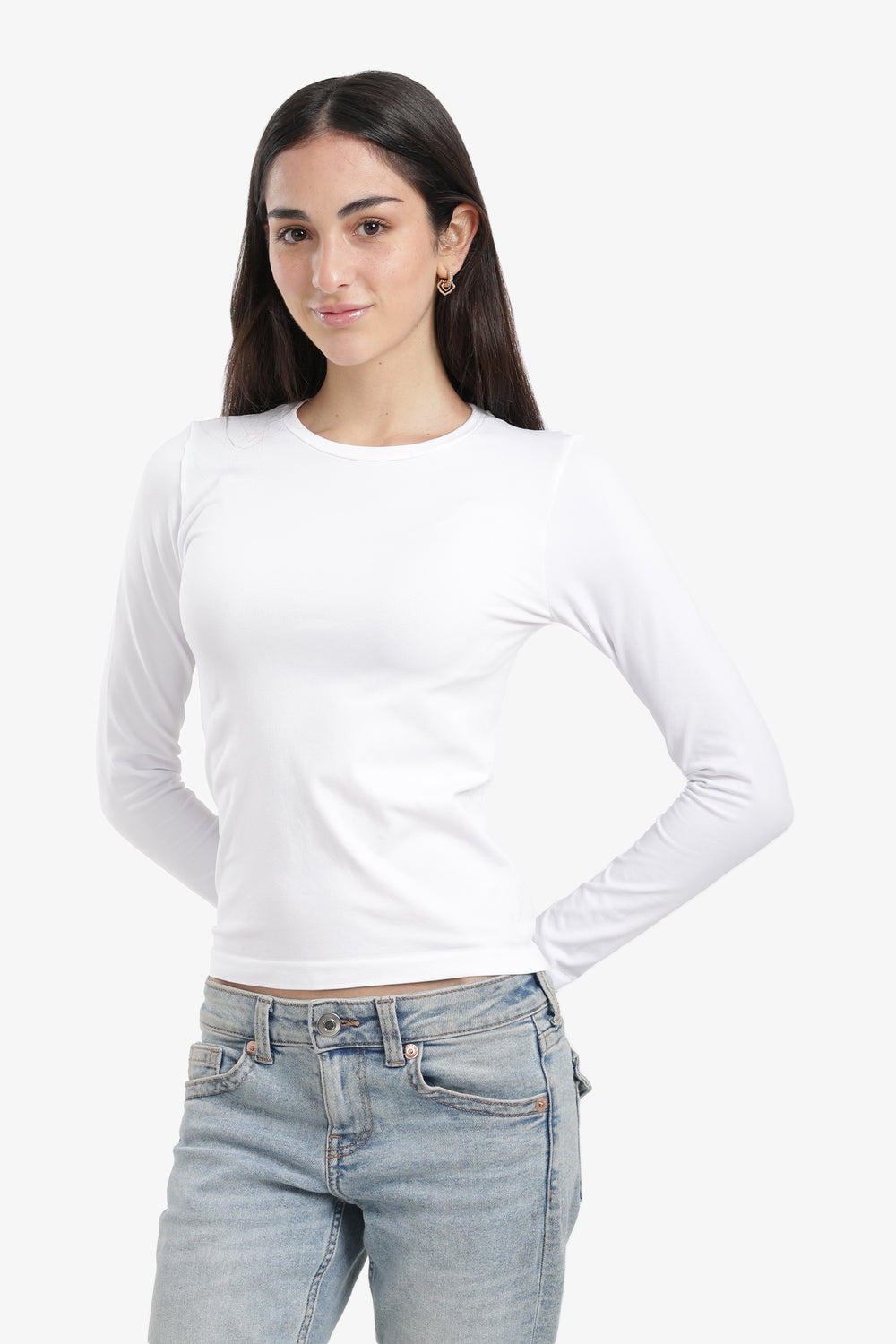 Microfiber Long Sleeve Top