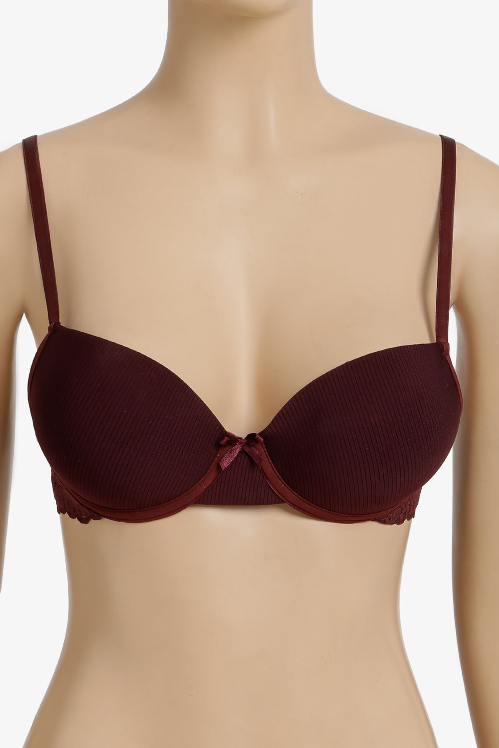 Push-Up Ribbed Bra