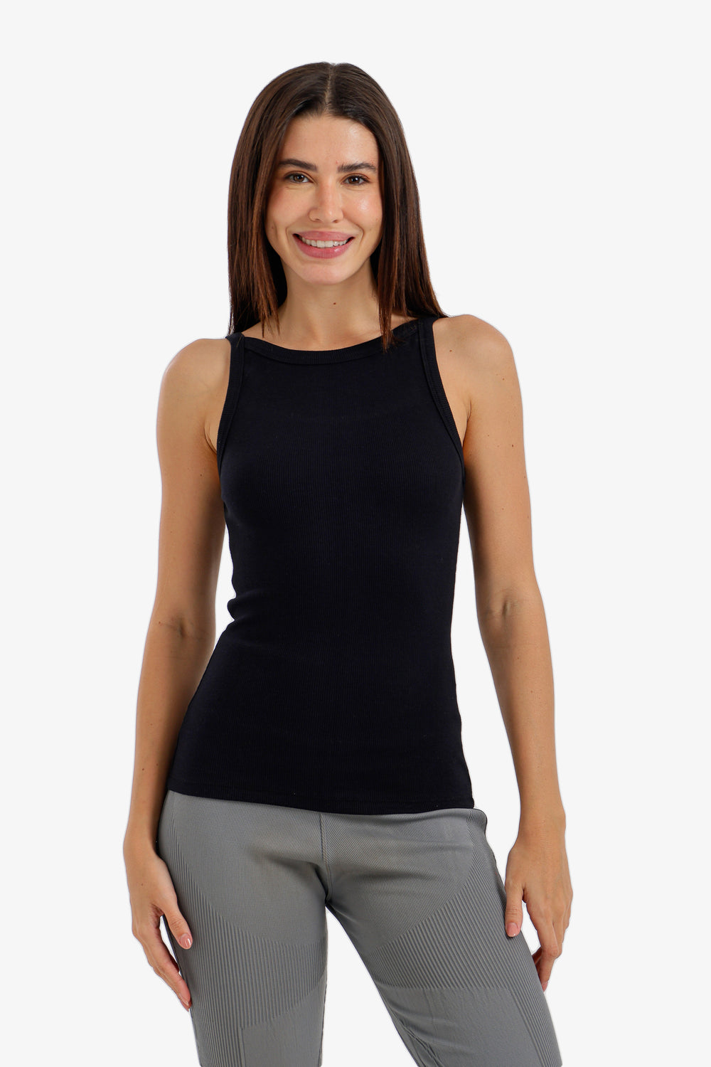 تانك توب بنقشة مضلعة