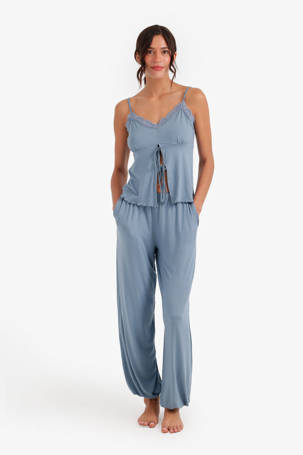 Bow-Front Cami Pyjama