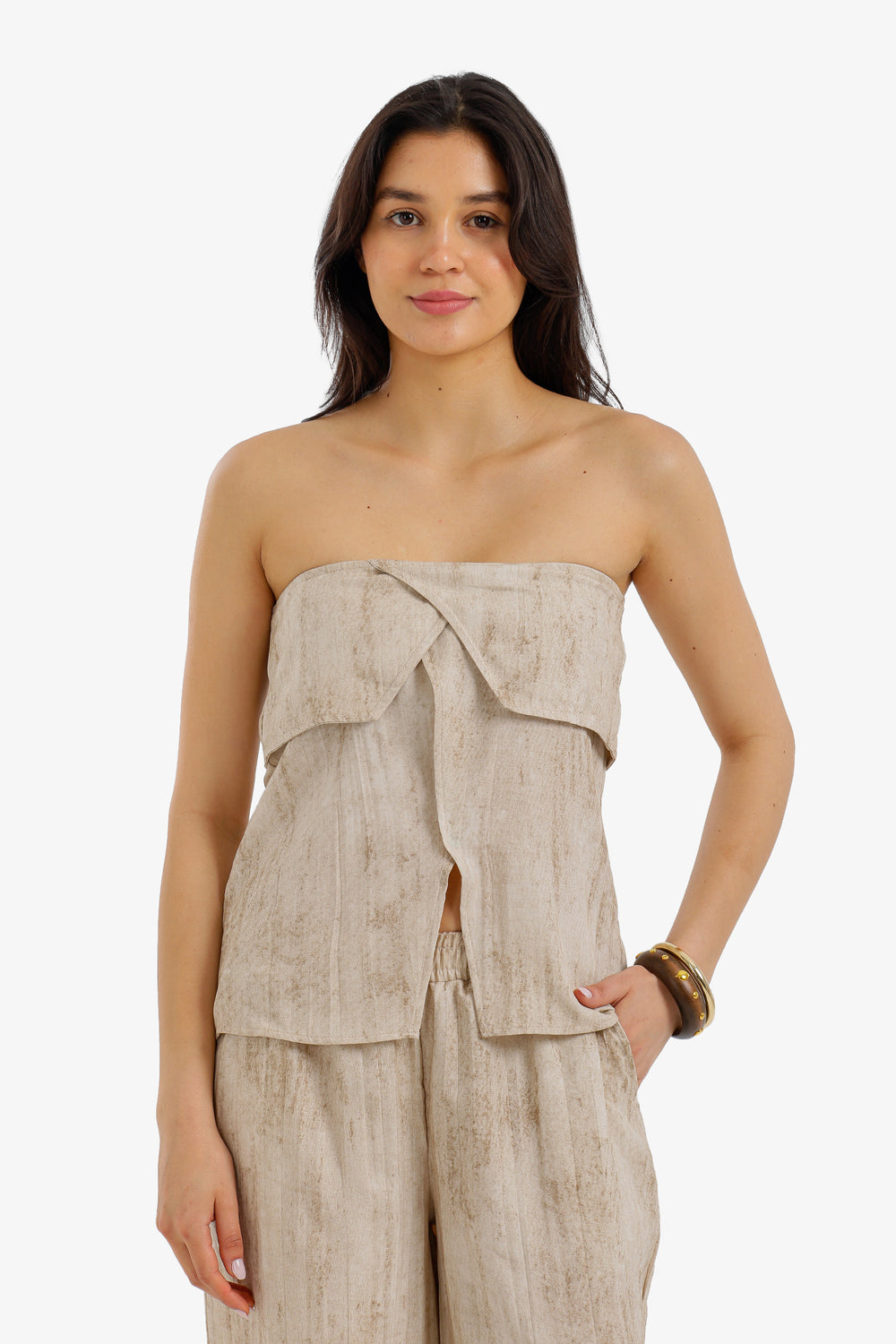 Strapless Bandeau Beach Top