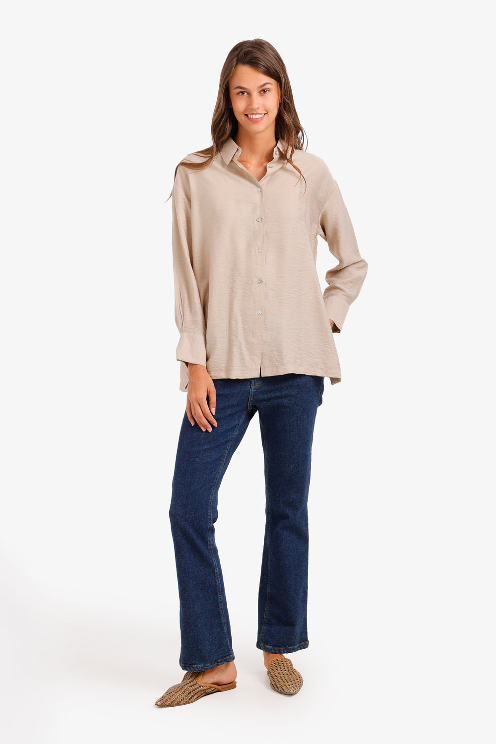 Relaxed Crinkle Shirt