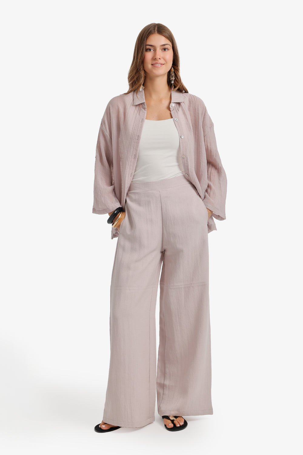 Relaxed Buttoned Set