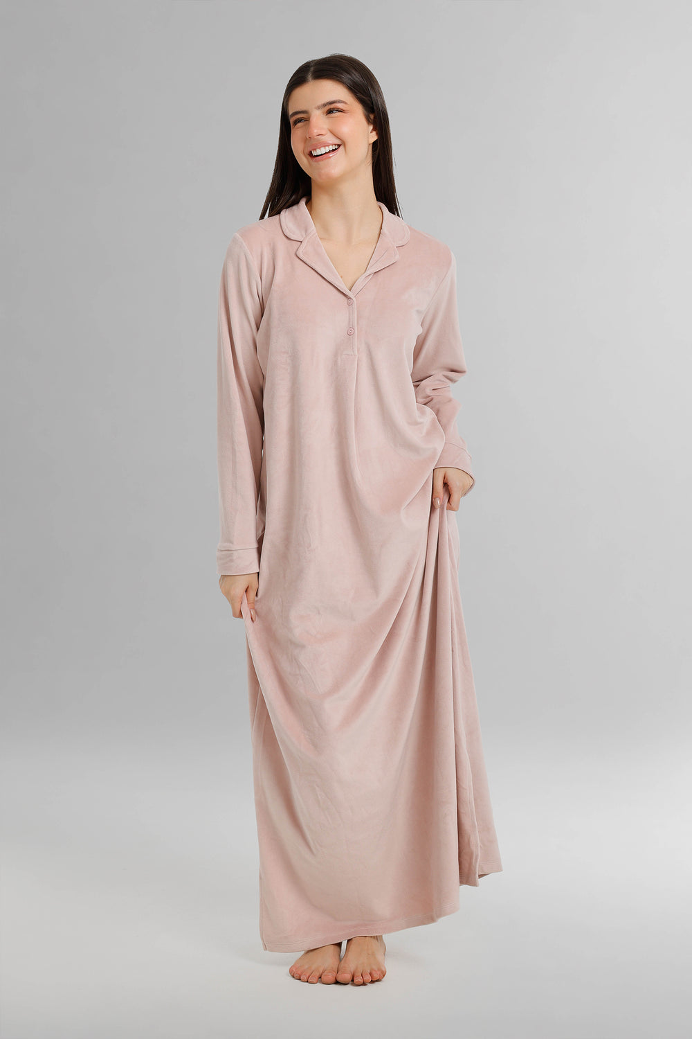 Velvet Maxi Nightgown