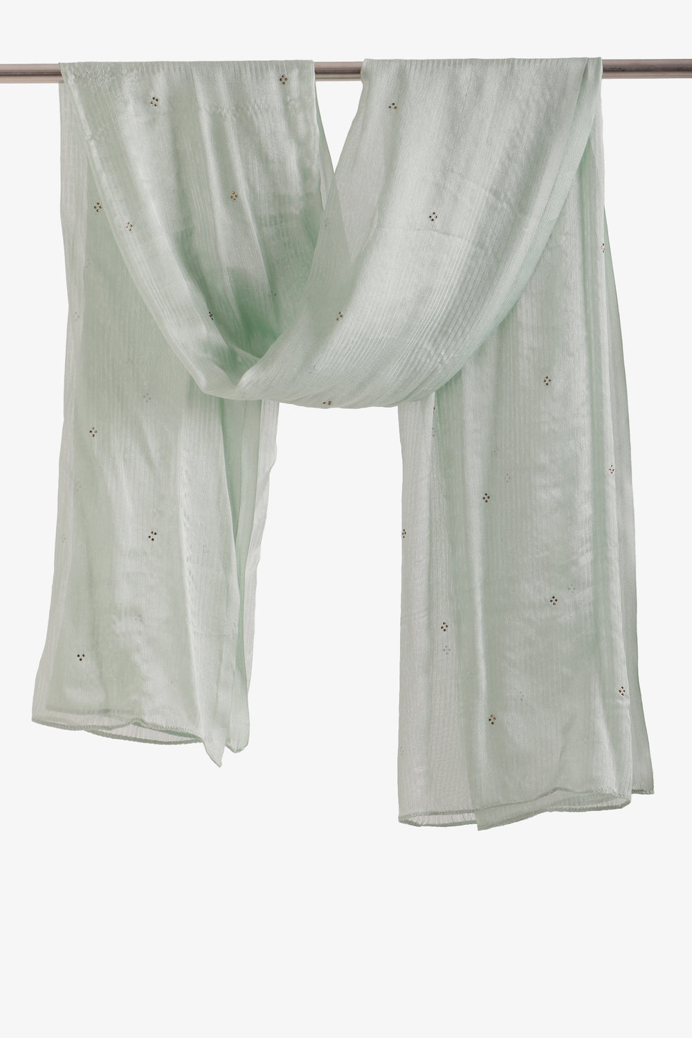 Embroidered Clusters Scarf