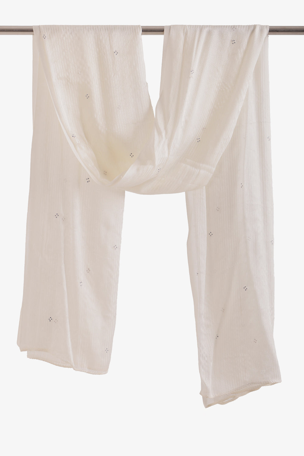 Embroidered Clusters Scarf