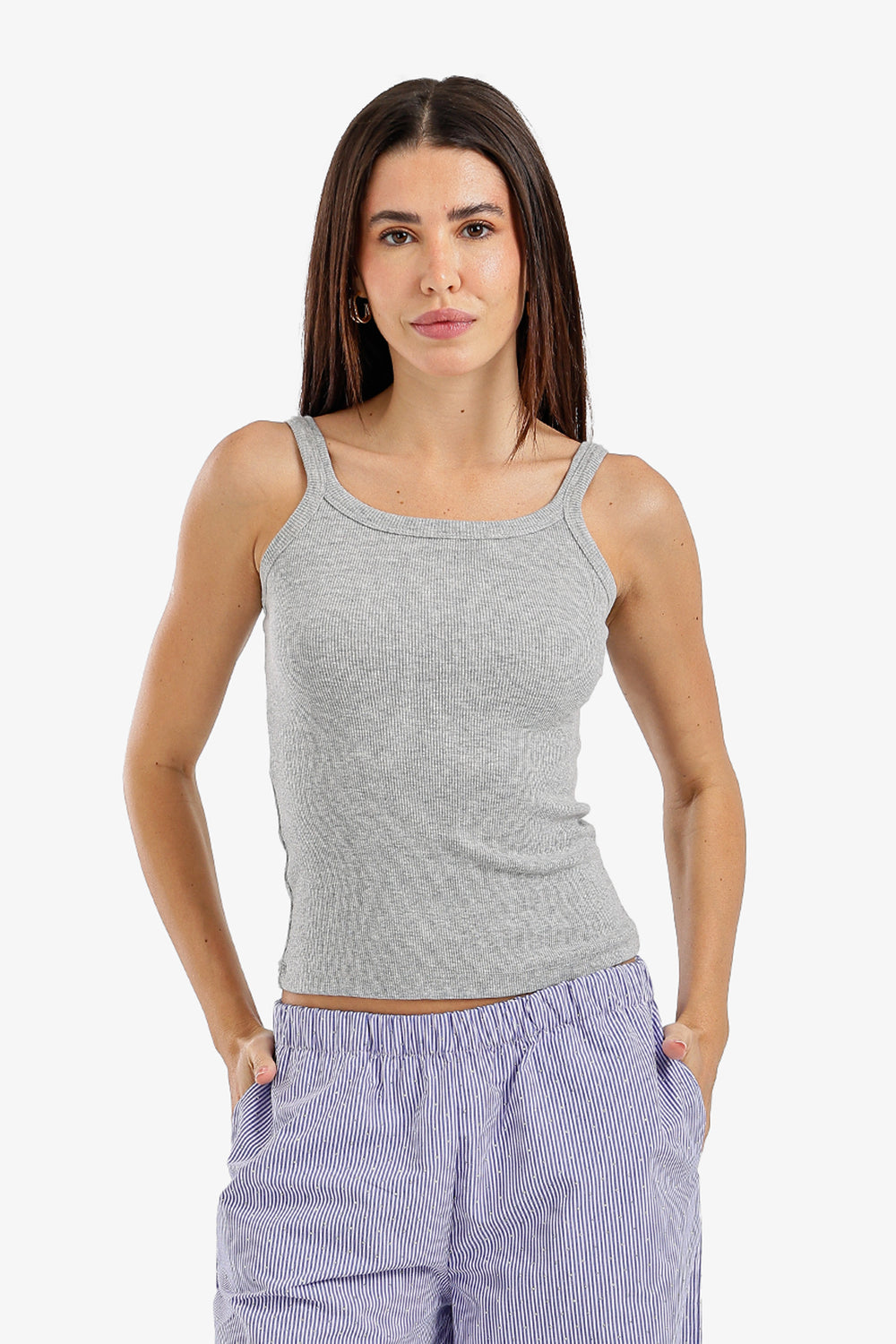 تانك توب بنقشة مضلعة