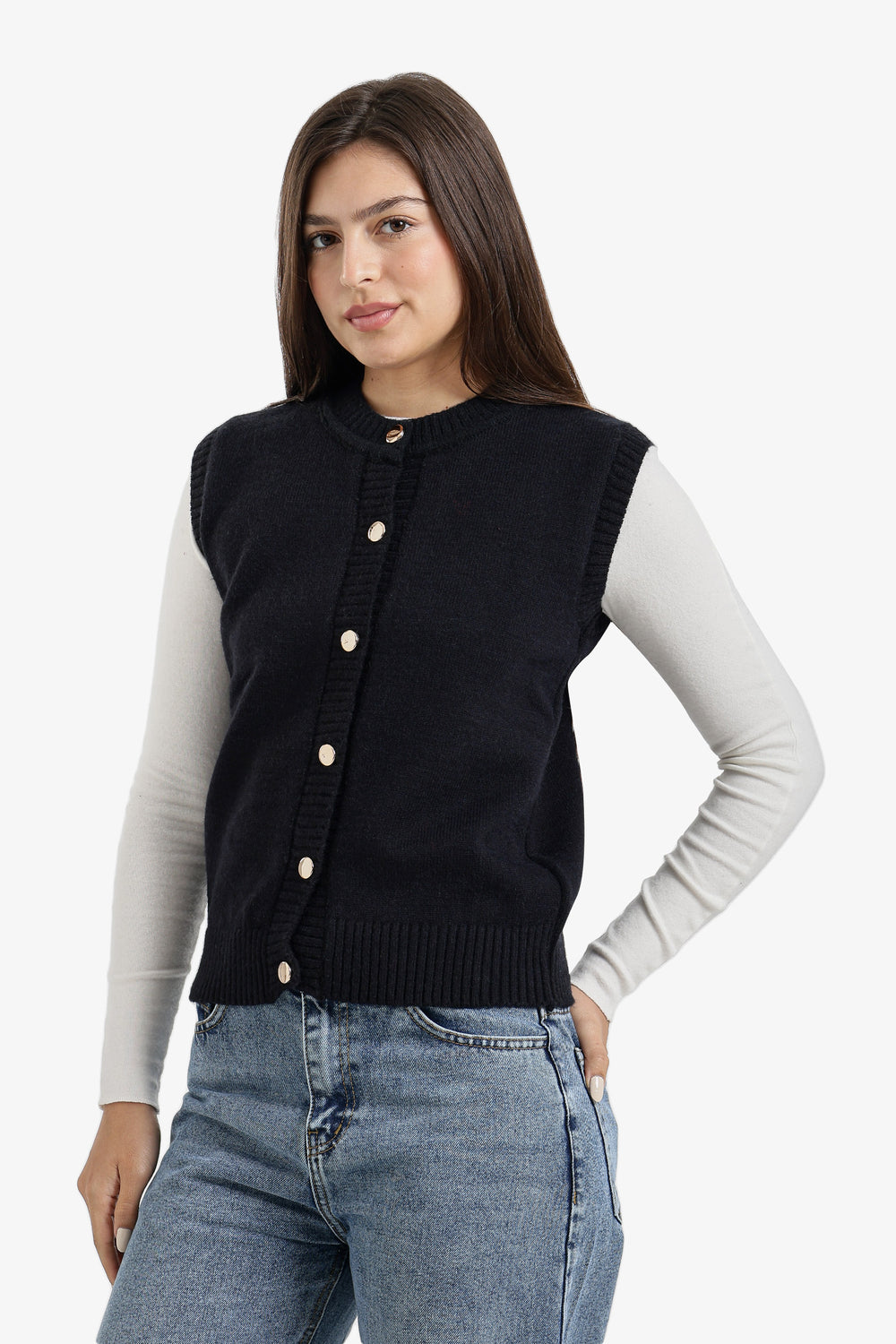 Button-Front Vest