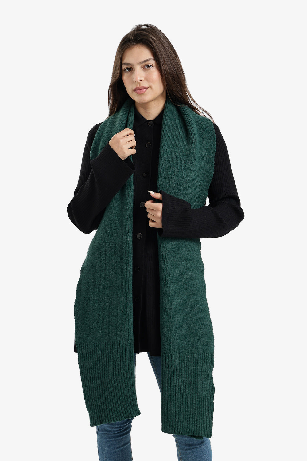 Knitted Rectangular Scarf