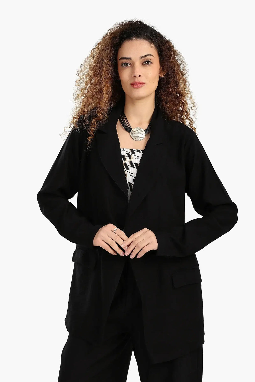 Notch Collar Lounge Blazer