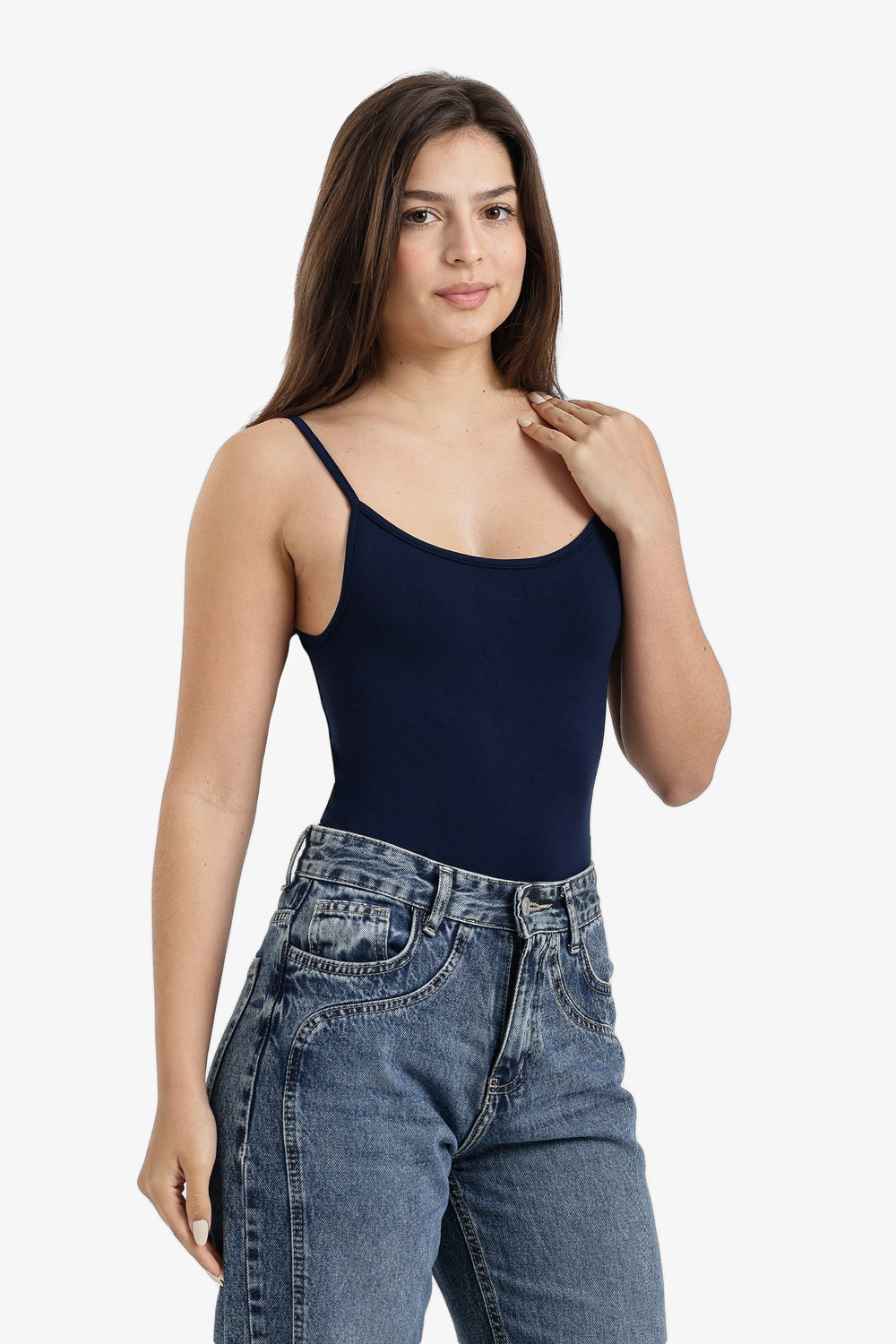 Spaghetti Strap Cami Bodysuit