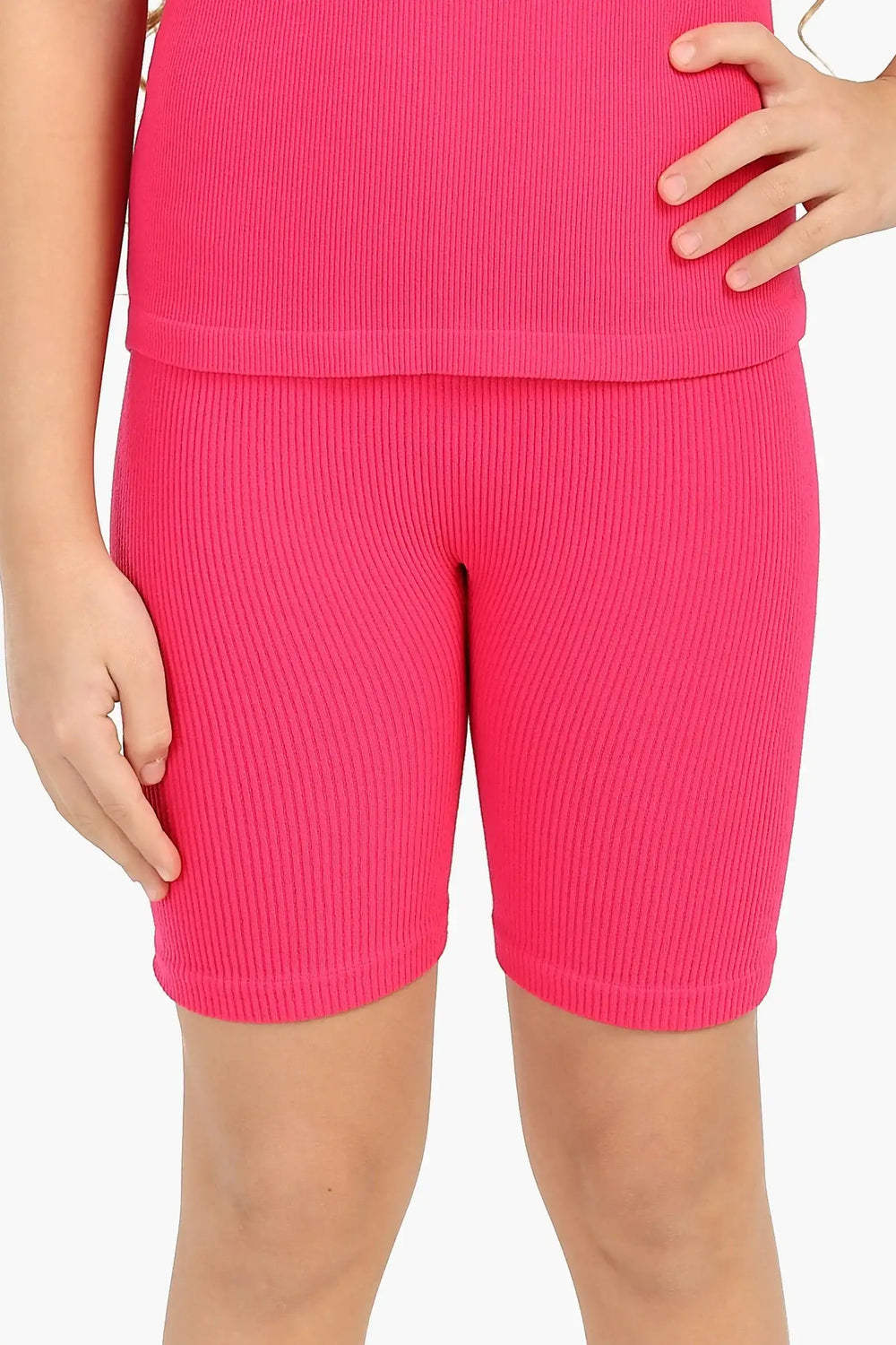 Girly Ribbed Cycling Shorts