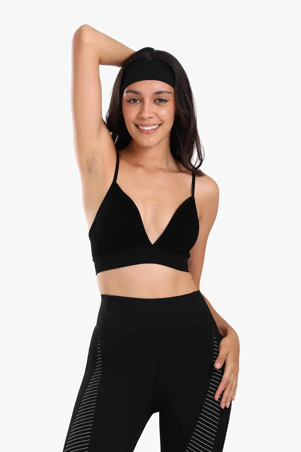 Plunge V-Neck Sports Bra