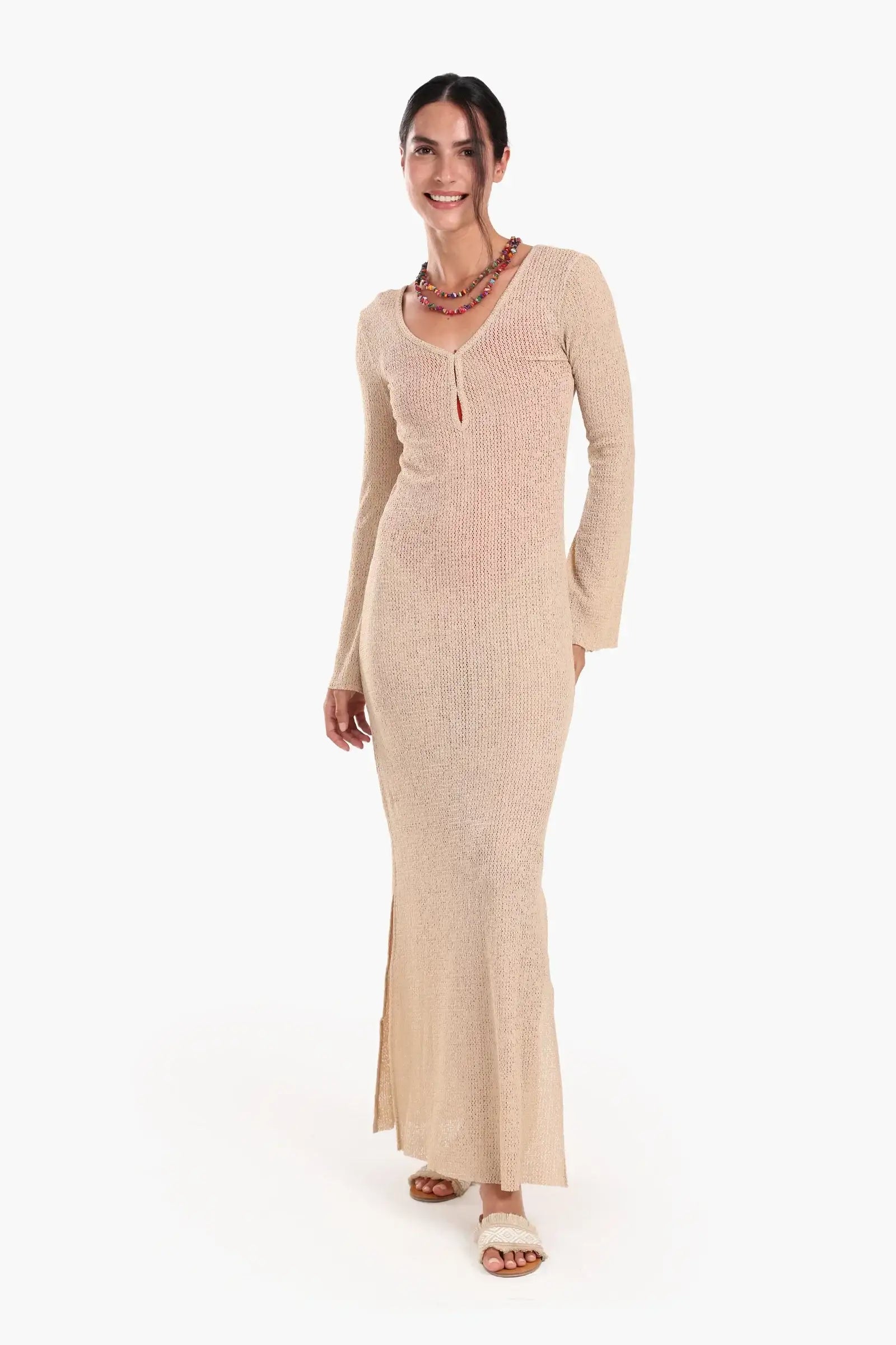 Knitted Long Beach Dress | | Carina Wear – Carina