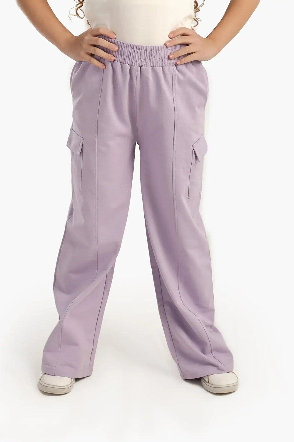 Girly Wide-Leg Cargo Pants