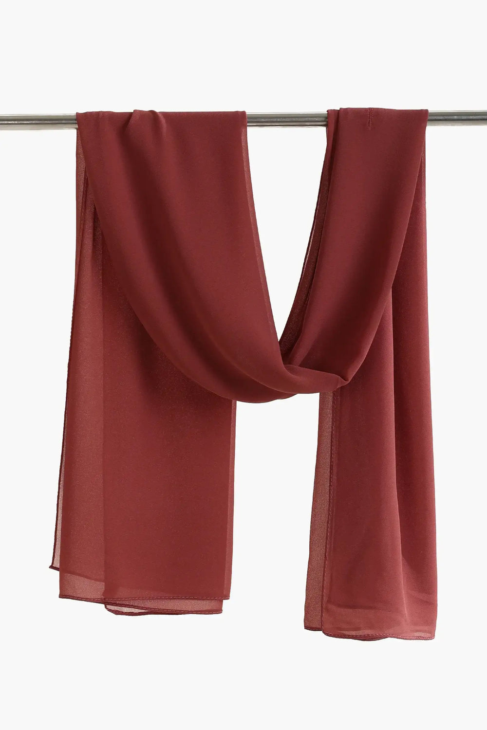 Solid Pattern Chiffon Scarf