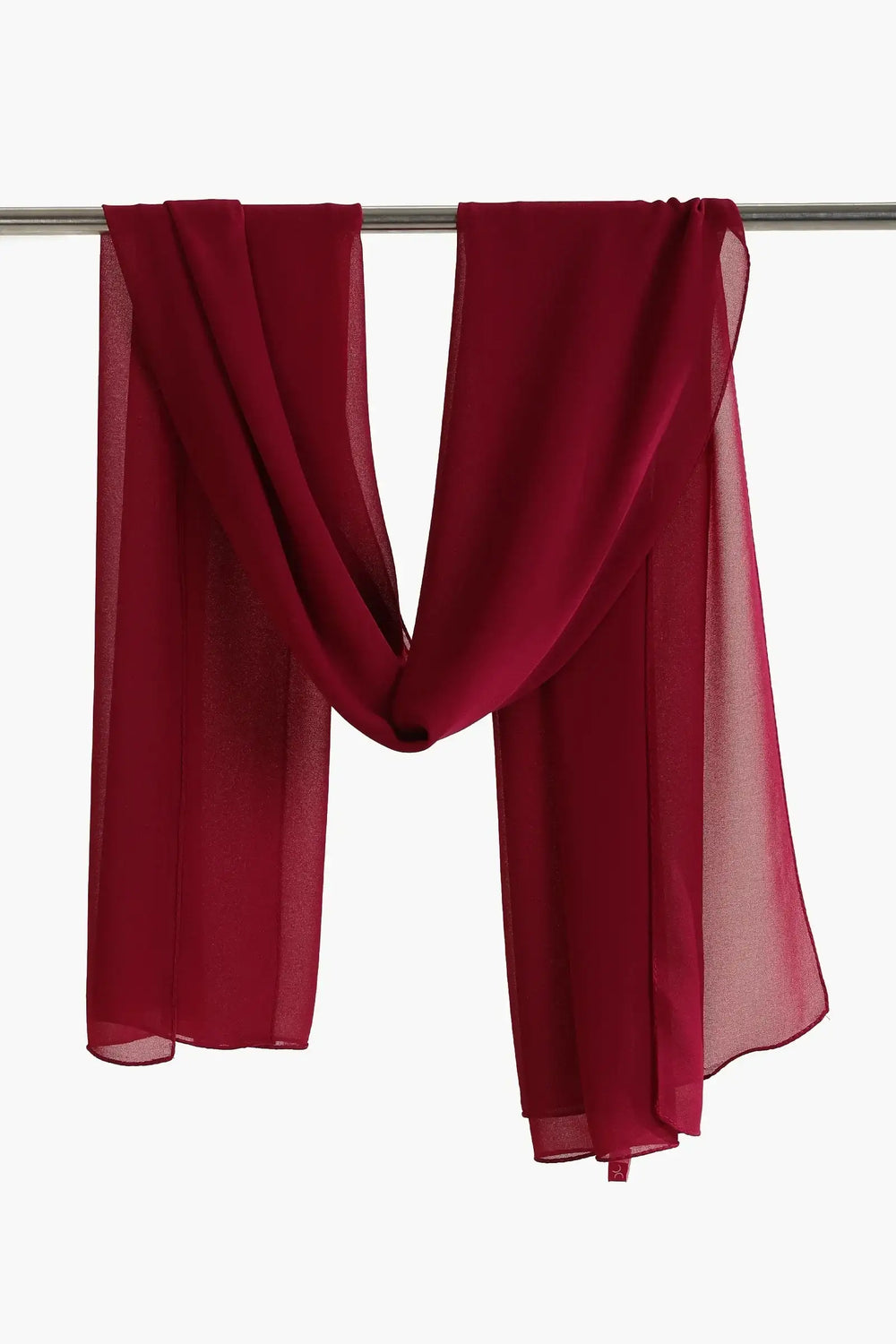 Solid Pattern Chiffon Scarf