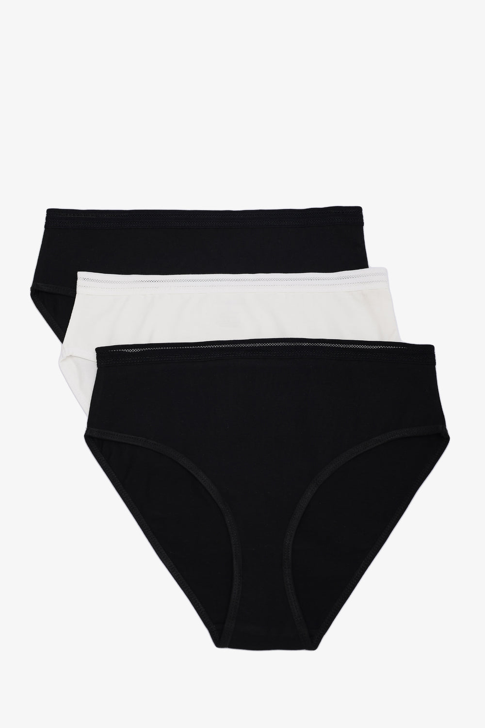 Pack of 3 Colored Full Brief Panties