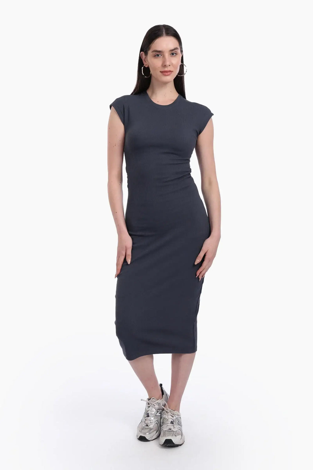 Ribbed Slim Fit Dress