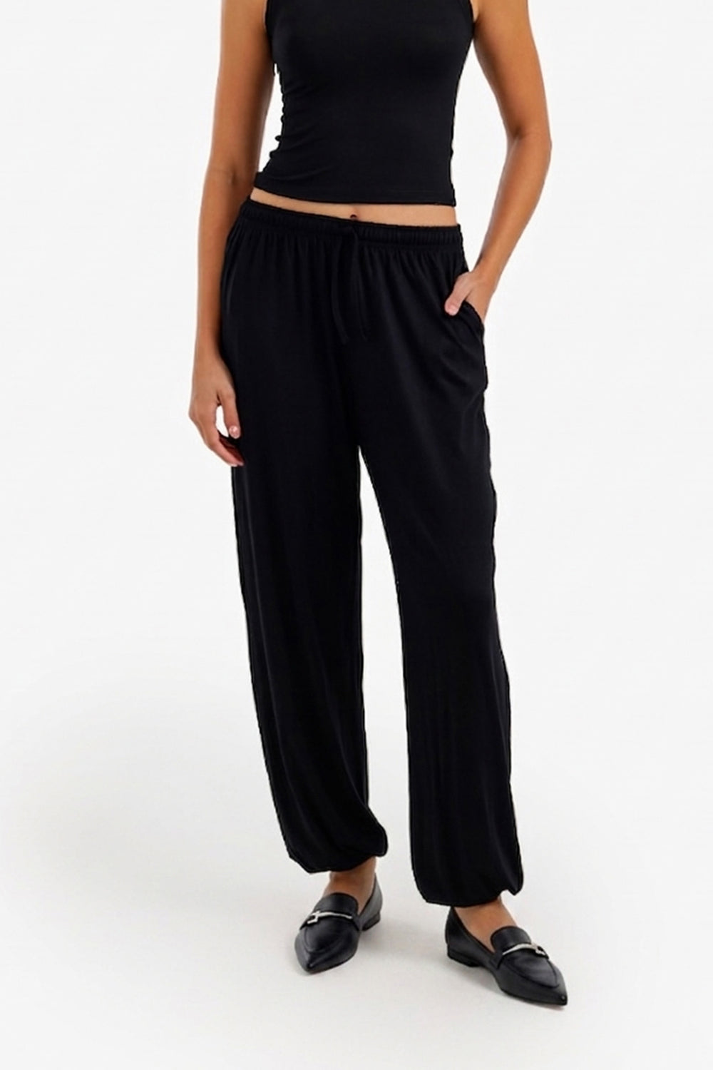 بنطلون لاونج بقصة كاروت