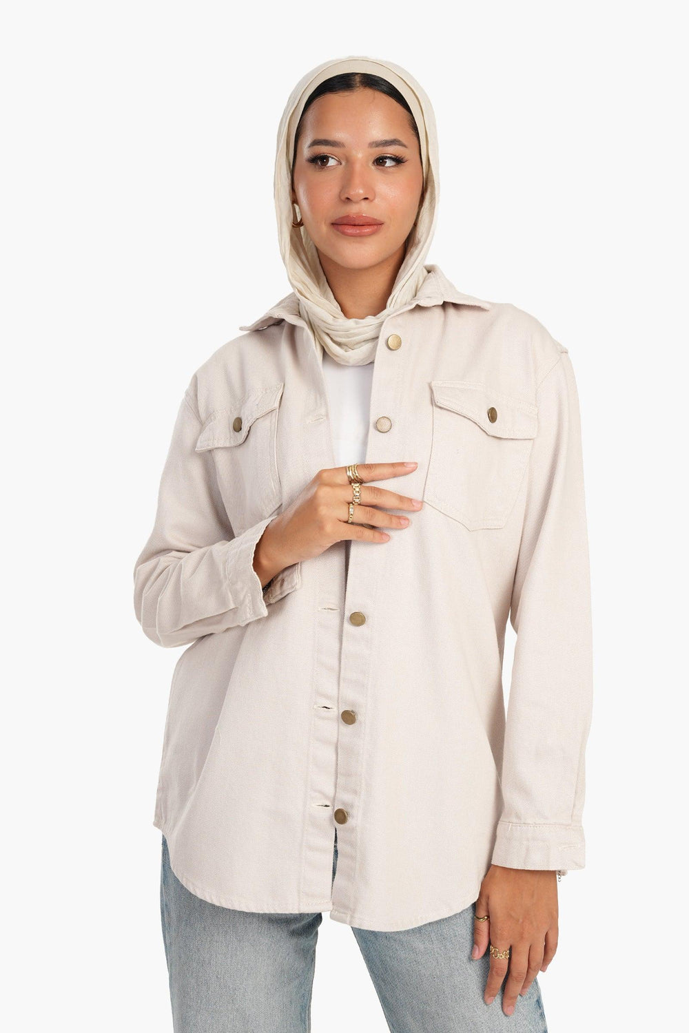 قميص قطن جاكار