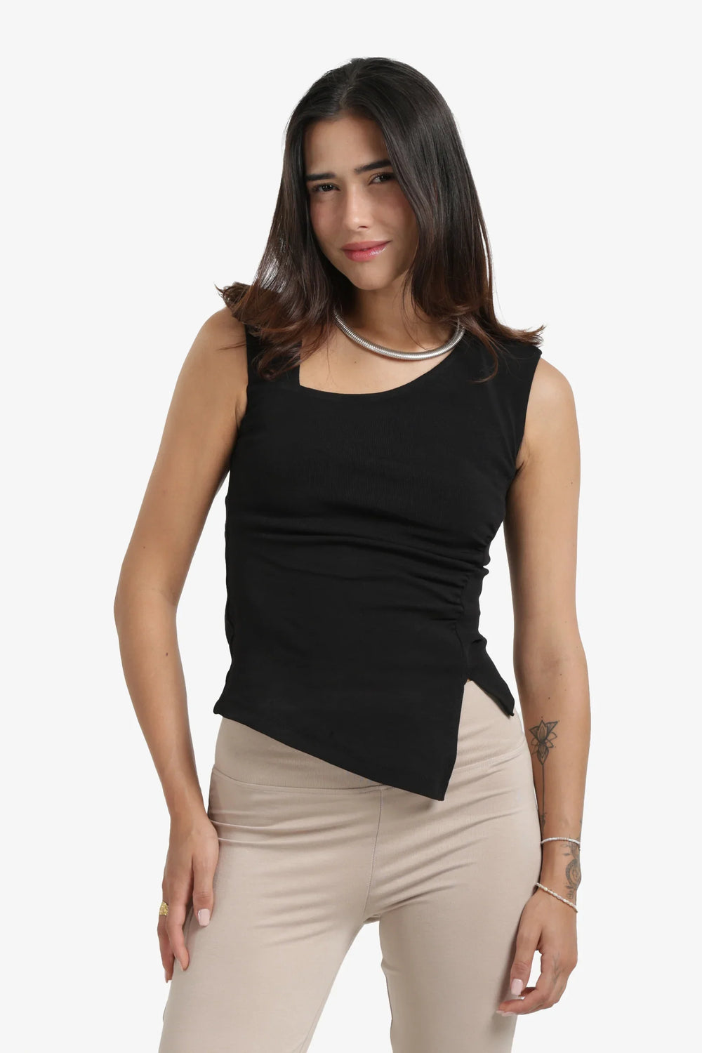 Asymmetrical Neck Top