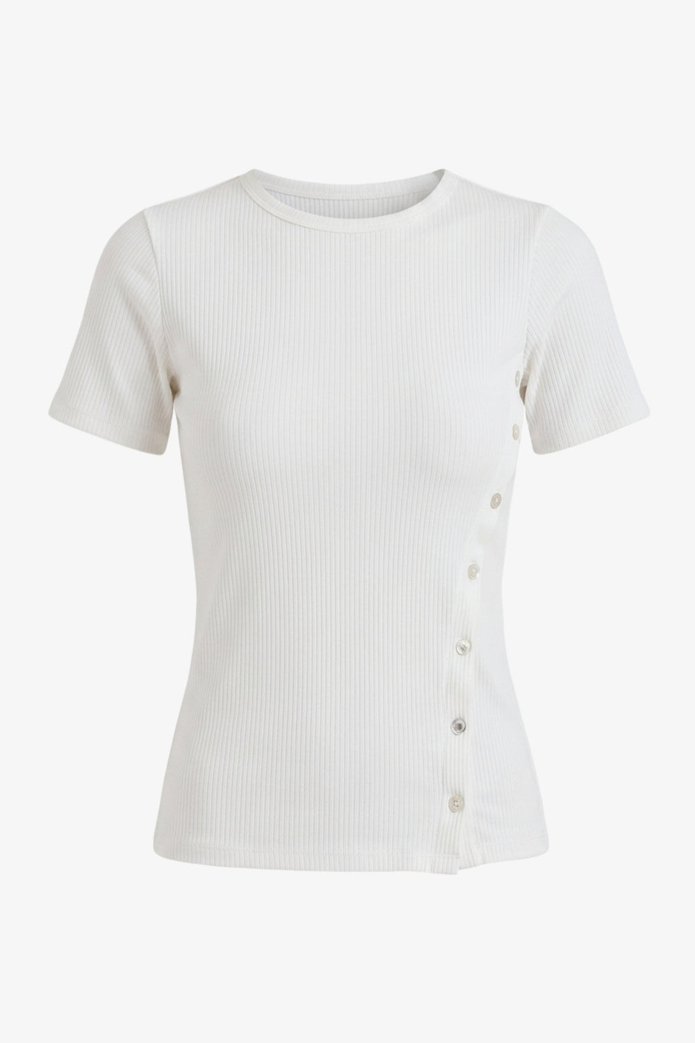 Side Button Closure Top