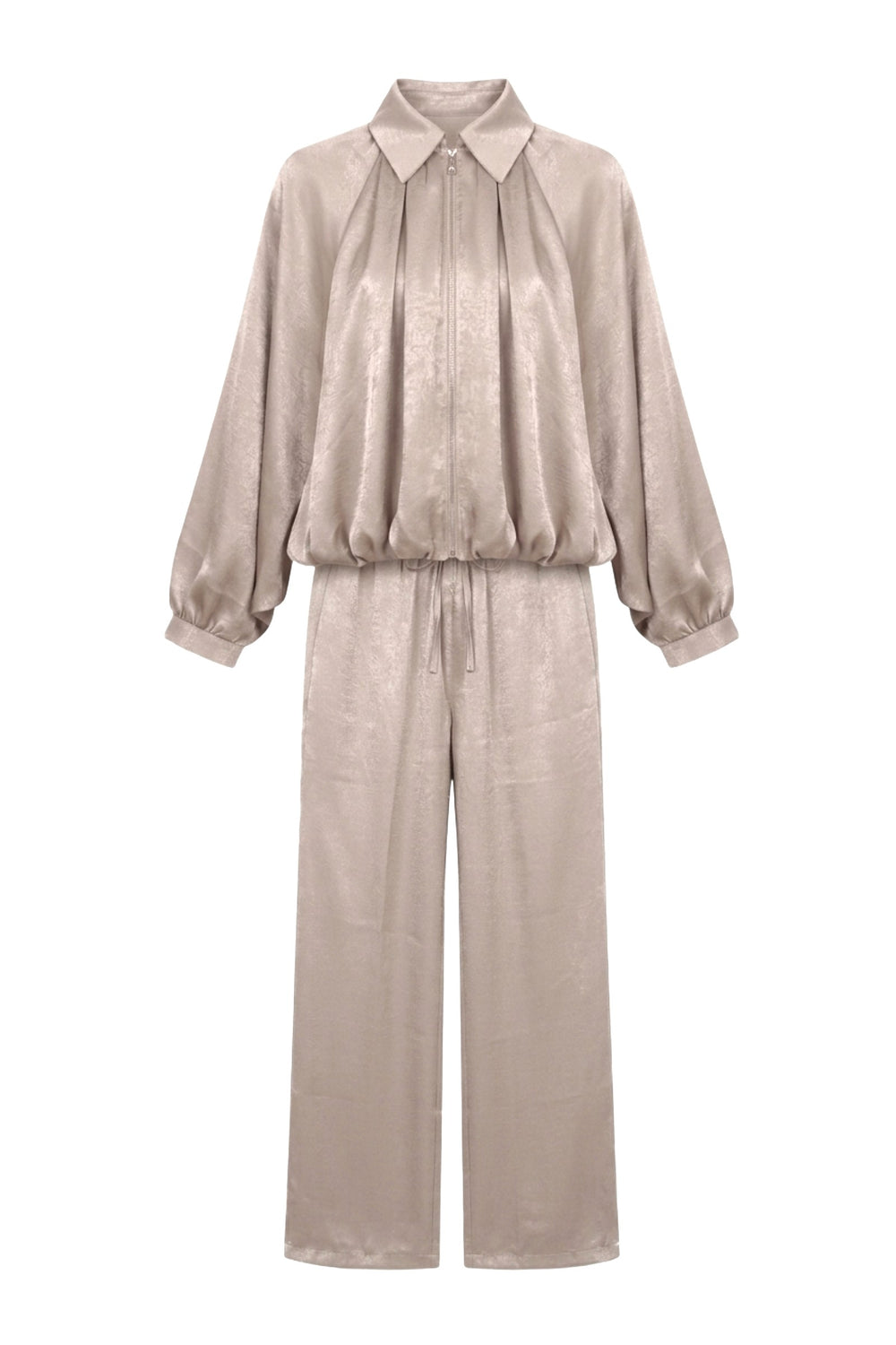 Ruched Shimmer Lounge Set