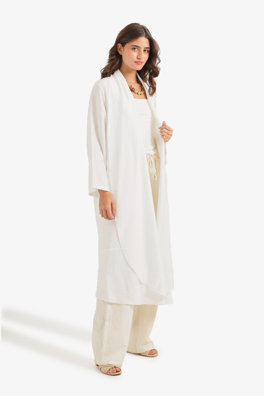 Flowy Shawl Collar Cardigan