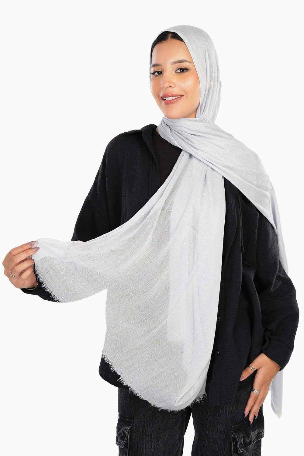 Cozy Crinkle Cotton Scarf