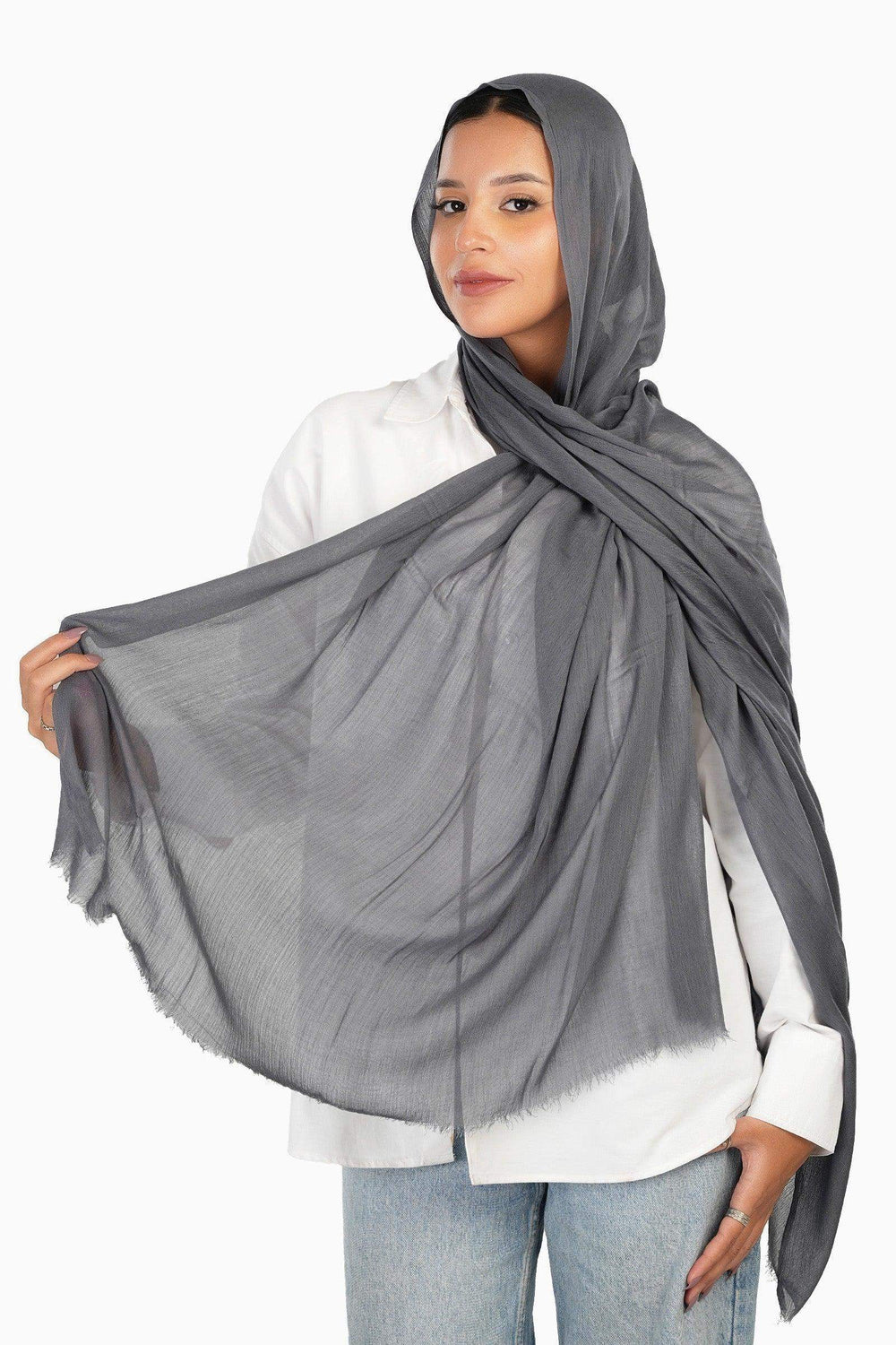 Cozy Crinkle Cotton Scarf