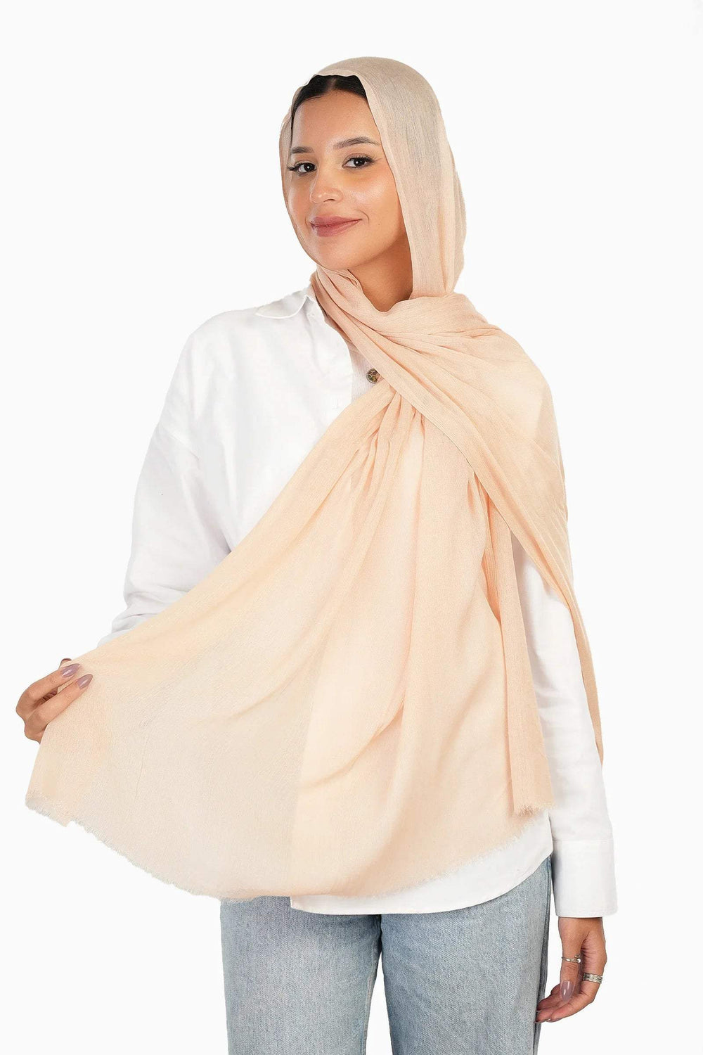 Cozy Crinkle Cotton Scarf