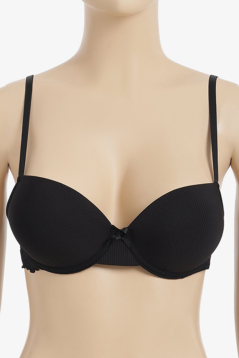 Push-Up Ribbed Bra