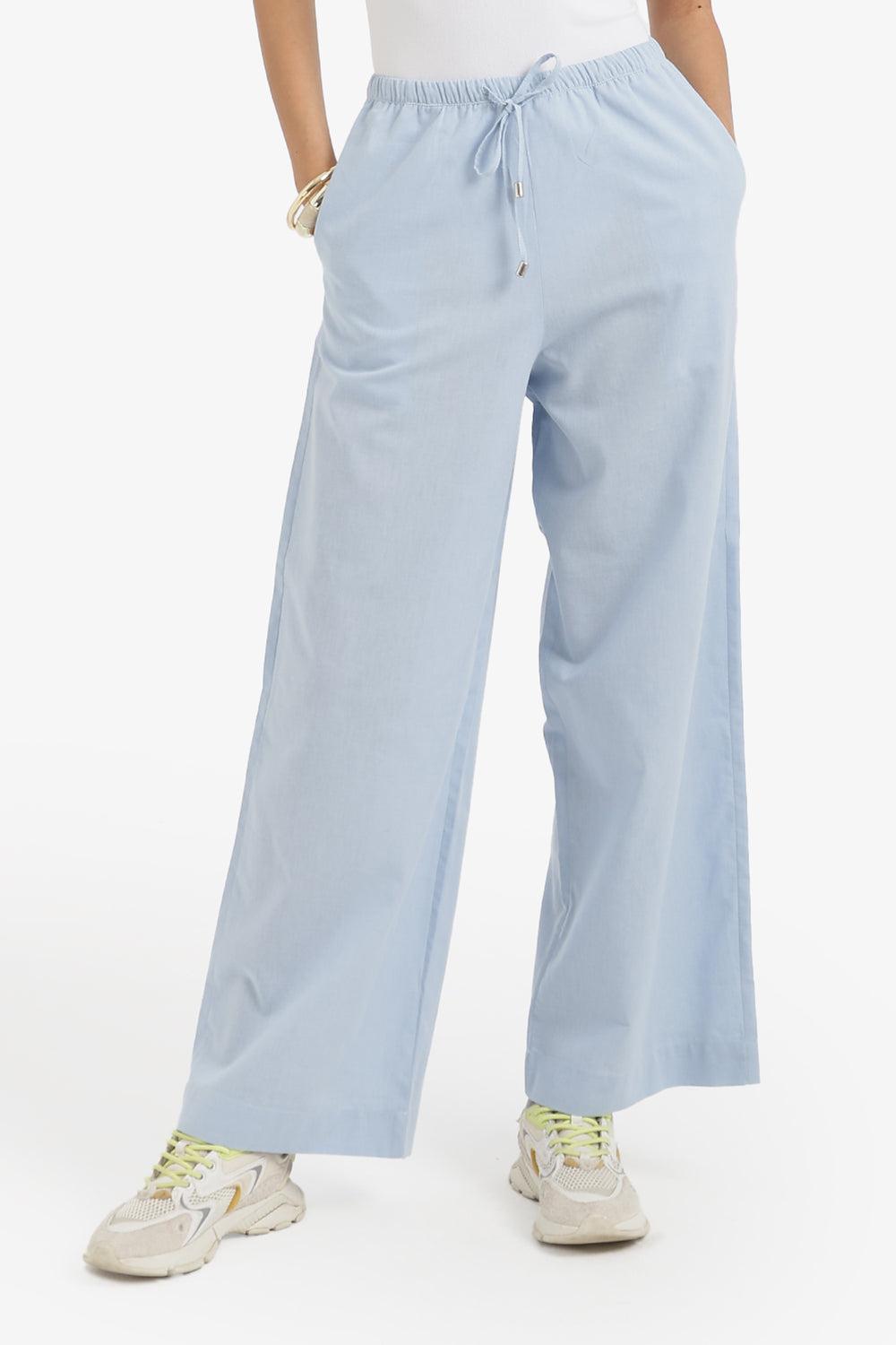 Wide-Leg Lounge Pants
