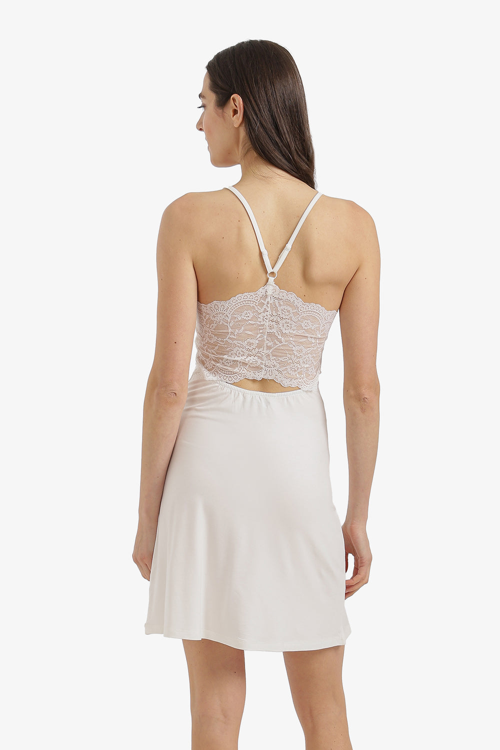 Lace-Back Nightgown