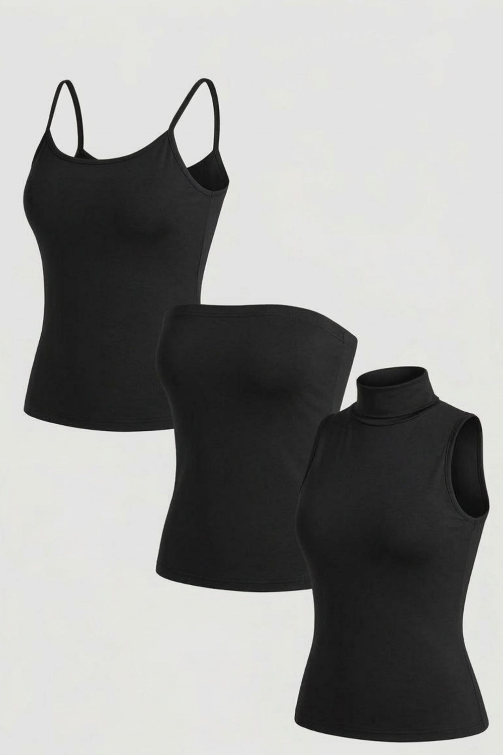 تانك توب مايكرو فايبر - 3 قطع