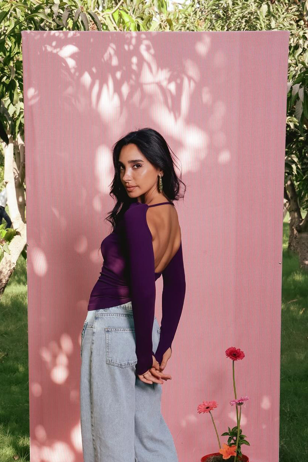 توب مايكروفايبر بدون ظهر و خياطة