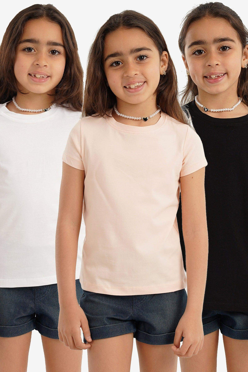 Pack of 3 Girly Short Sleeves Top - Carina - كارينا