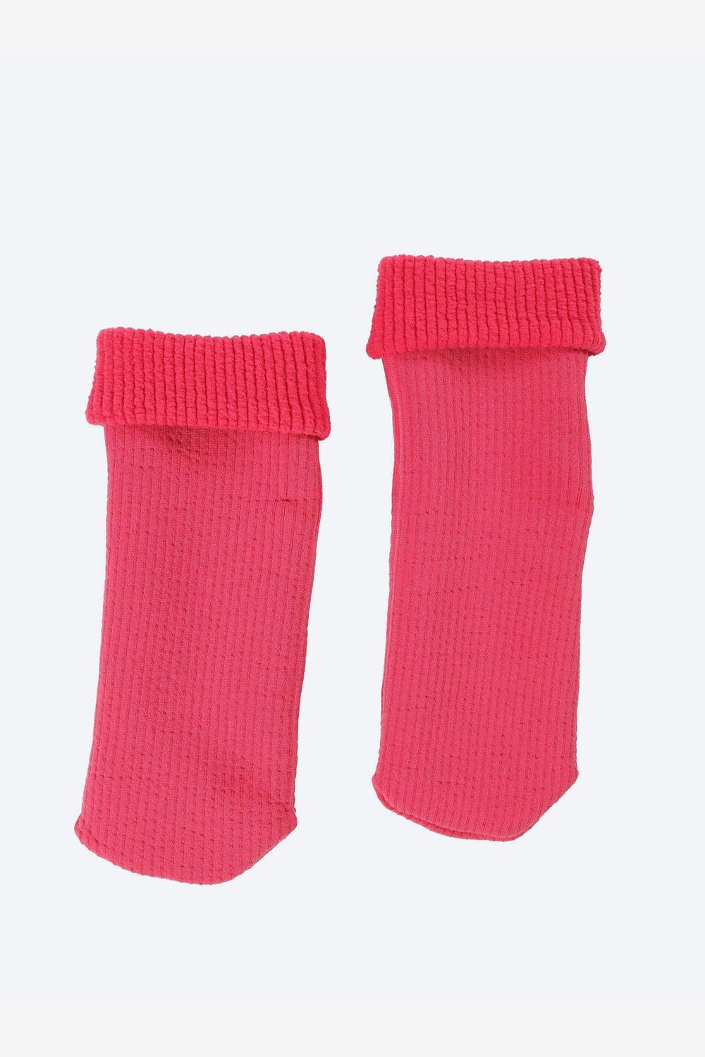 Ribbed Plain Socks