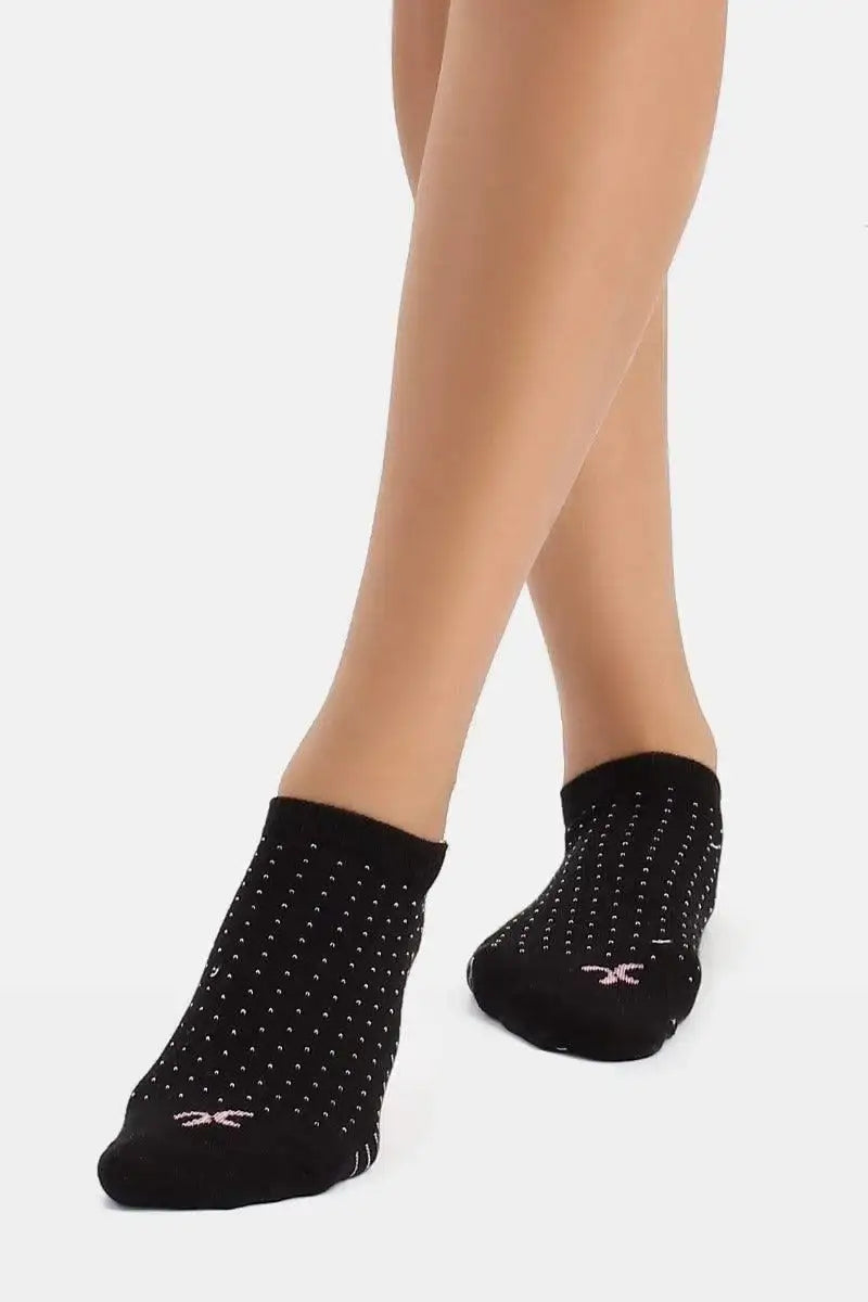 Cotton Ankle Socks - 2 Pairs - Carina - كارينا