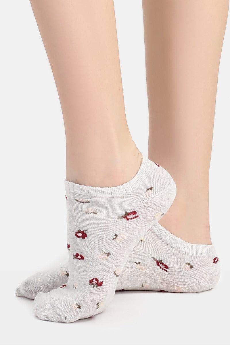 Cotton Ankle Socks - 5 Pairs - Carina - كارينا