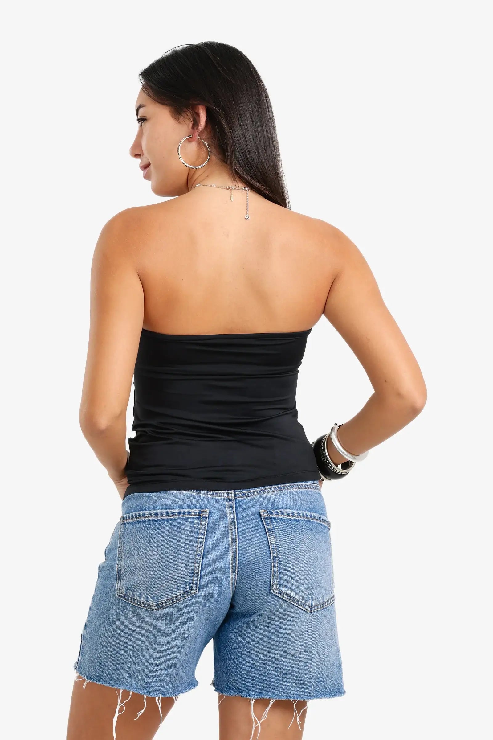 Side-Ruched Sleeveless Top
