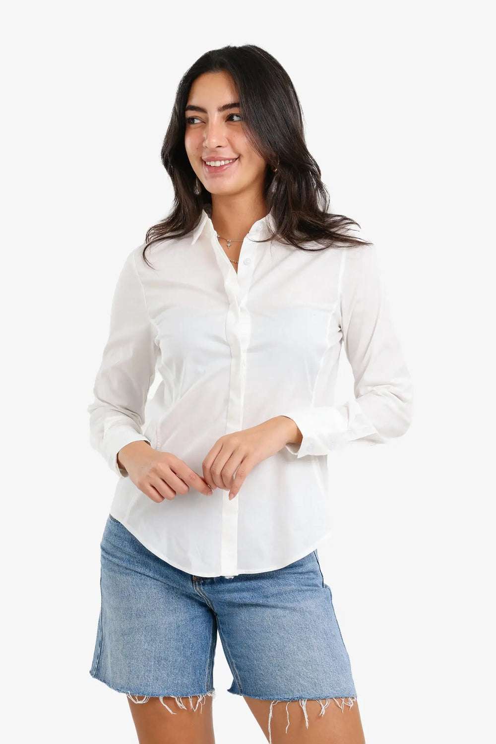Asymmetrical Hem Shirt