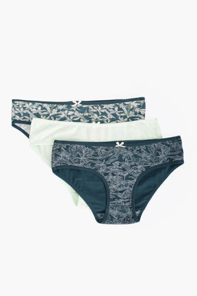 Pack of 3 Colored Bikini Panties
