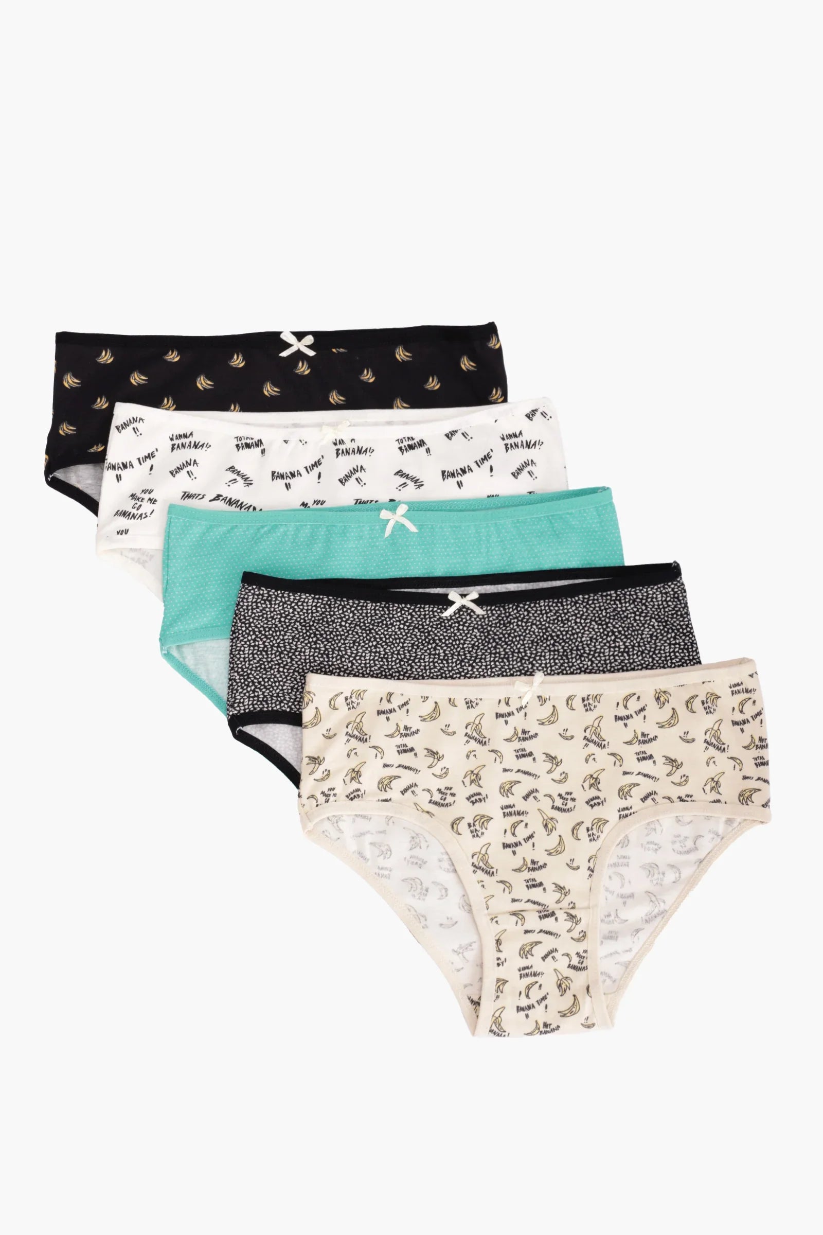 Pack of 5 Colored Brief Panties